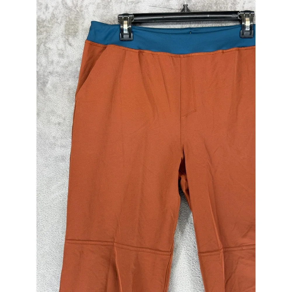 Cotopaxi Mens Subo Pants Rust Orange Blue Hiking Outdoor Tapered Size Large